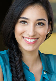 smiling young woman