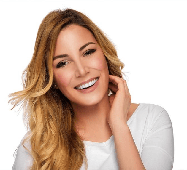 woman smiling