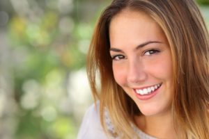 Young woman smiling